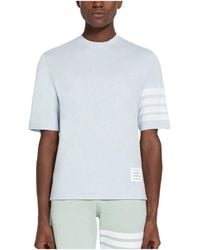 Thom Browne - Jersey 4-Bar Short Sleeve T-Shirt - Lyst