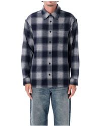 A.P.C. - Checked Loose Overshirt - Lyst