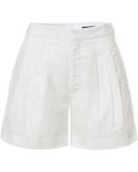 Rag & Bone - Pleated Tailored Shorts - Lyst