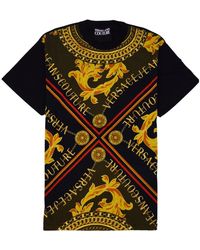 Versace Jeans Couture - Couture Baroque-Printed Crewneck T-Shirt - Lyst