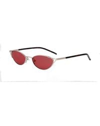 McQueen - Eyewear Oval Frame Sunglasses - Lyst