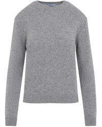 Prada - Crystal-Embellished Cashmere Sweater - Lyst