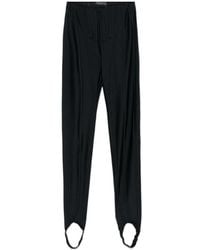 Mugler - Panelled Corseted Leggings - Lyst