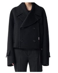 Ann Demeulemeester - Davin Double-Breasted Short Caban - Lyst
