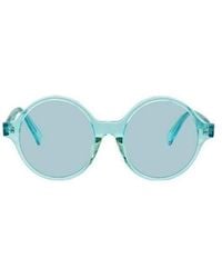 Celine - Logo Logo Sunglasses - Lyst