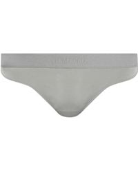 Tom Ford - Logo Waistband Thong Briefs - Lyst