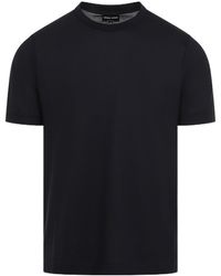 Giorgio Armani - Short-Sleeved Knitted T-Shirt - Lyst