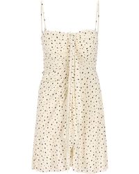 Isabel Marant - Sleeveless Polka Dot Printed Dress - Lyst