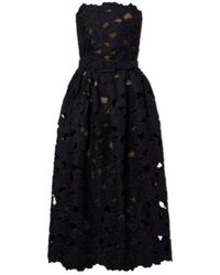 Oscar de la Renta - Lace Bustier Dress - Lyst
