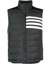Thom Browne - Twill Down-Filled -Bar Ski Vest - Lyst