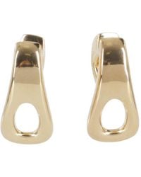 Rabanne - Rabanne Boucle Doreill Hoop Earrings - Lyst