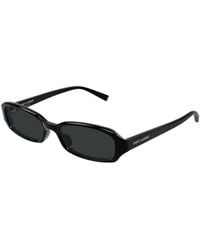 Saint Laurent - Eyewear Rectangular Frame Sunglasses - Lyst