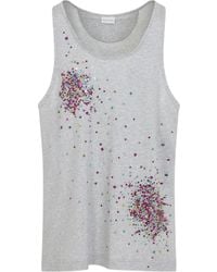 Dries Van Noten - Sequin-Embellished Tank Top - Lyst