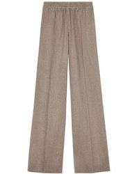 Tod's - Elastic-Waist Straight-Leg Pants - Lyst