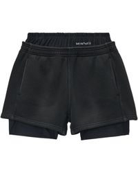 Alexander Wang - Layered Elasticated-Waist Shorts - Lyst