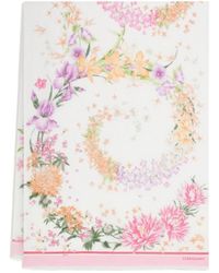 Ferragamo - Ferragamo Spring Print Scarf - Lyst