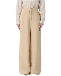 Max Mara - Wide-Leg Casual Pants - Lyst