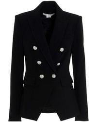 Veronica Beard - Double-Breasted Military Style Suit Jacket - Lyst