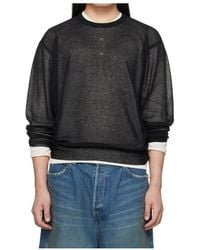 Ssstein - Crew Neck Long-Sleeved Knitwear - Lyst