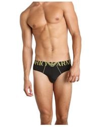Emporio Armani - Logo Detail Panties - Lyst