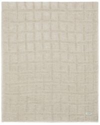 Emporio Armani - Lurex Thread Fringed Scarf - Lyst
