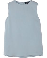 Theory - Crewneck Sleeveless Top - Lyst