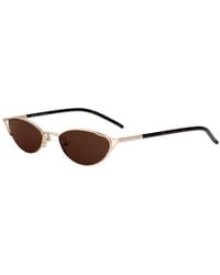 McQueen - Eyewear Oval Frame Sunglasses - Lyst