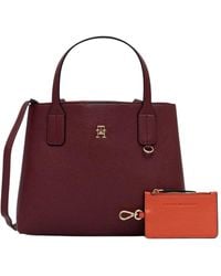 Tommy Hilfiger - Logo-Plaque Tote Bag - Lyst