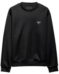 Prada - Technical Fabric Sweatshirt - Lyst