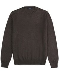 Fay - Wool Round Neck Knitwear - Lyst
