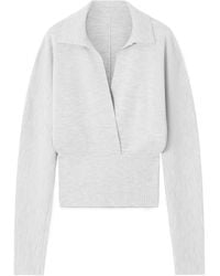Lanvin - Convertible Wool-Blend Sweater - Lyst