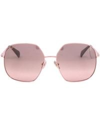 Max Mara - Irregular Frame Sunglasses - Lyst