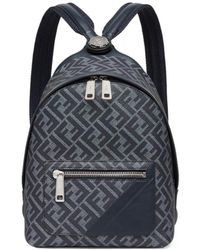 Fendi - Chiodo Small Diagonal Backpack - Lyst