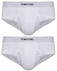 Tom Ford - Logo-Waistband Briefs - Lyst