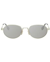 Fendi - Eyewear Oval Frame Sunglasses - Lyst