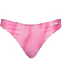 Ganni - Minimalist Bikini Bottoms - Lyst