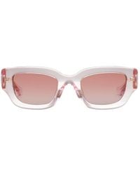 Gucci - Eyewear Rectangular Frame Sunglasses - Lyst