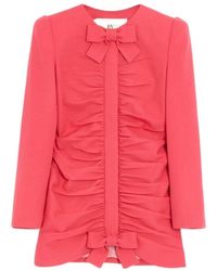 Valentino - Crispy Light Wool Jacket Dress - Lyst