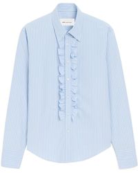 Ami Paris - Ami Jabot Fitted Long Sleeved Shirt - Lyst