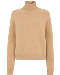 Fendi - Turtleneck Long Sleeved Knitted Jumper - Lyst
