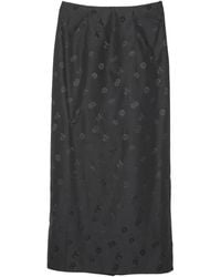 Cecilie Bahnsen - Cbumina Oversized Back Bow Midi Skirt - Lyst