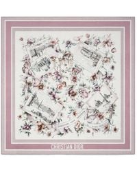 Dior - Souvenir De Rome 90 Square Scarf - Lyst