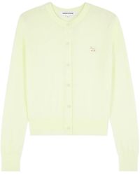 Maison Kitsuné - Maison Kitsuné Baby Fox Patch Knit Cardigan - Lyst