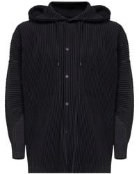 Homme Plissé Issey Miyake - Homme Plissé Issey Miyake Monthly Colors February Hooded Jacket - Lyst