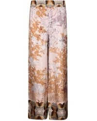 Pierre Louis Mascia - Cialda Printed Wide-Leg Pants - Lyst