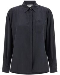 Max Mara - Siamese Button-Up Long-Sleeved Shirt - Lyst