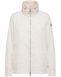 Moncler - Enette Tech Hooded Short Parka Jacket - Lyst