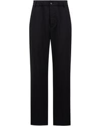 Moncler - Logo Patch Tailored Trousers - Lyst