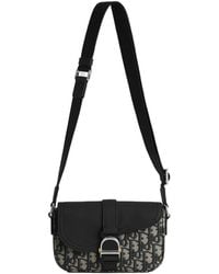 Dior - Mini Saddle Heritage Messenger Bag With Flap - Lyst
