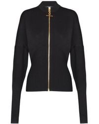 Balmain - Zipped Knit Cardigan - Lyst